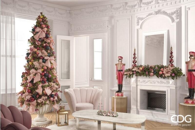 EDG Enzo De Gasperi Luxury New Christmas Tree, Pine, 180 cm tall with 2000 mini LEDs, 100 cm diameter.