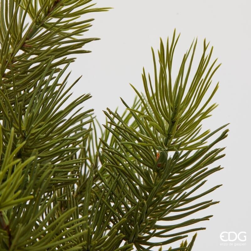 EDG Enzo De Gasperi Cespuglio di Pino Artificiale con Pigne Green H45 cm – Decorazione di Natale