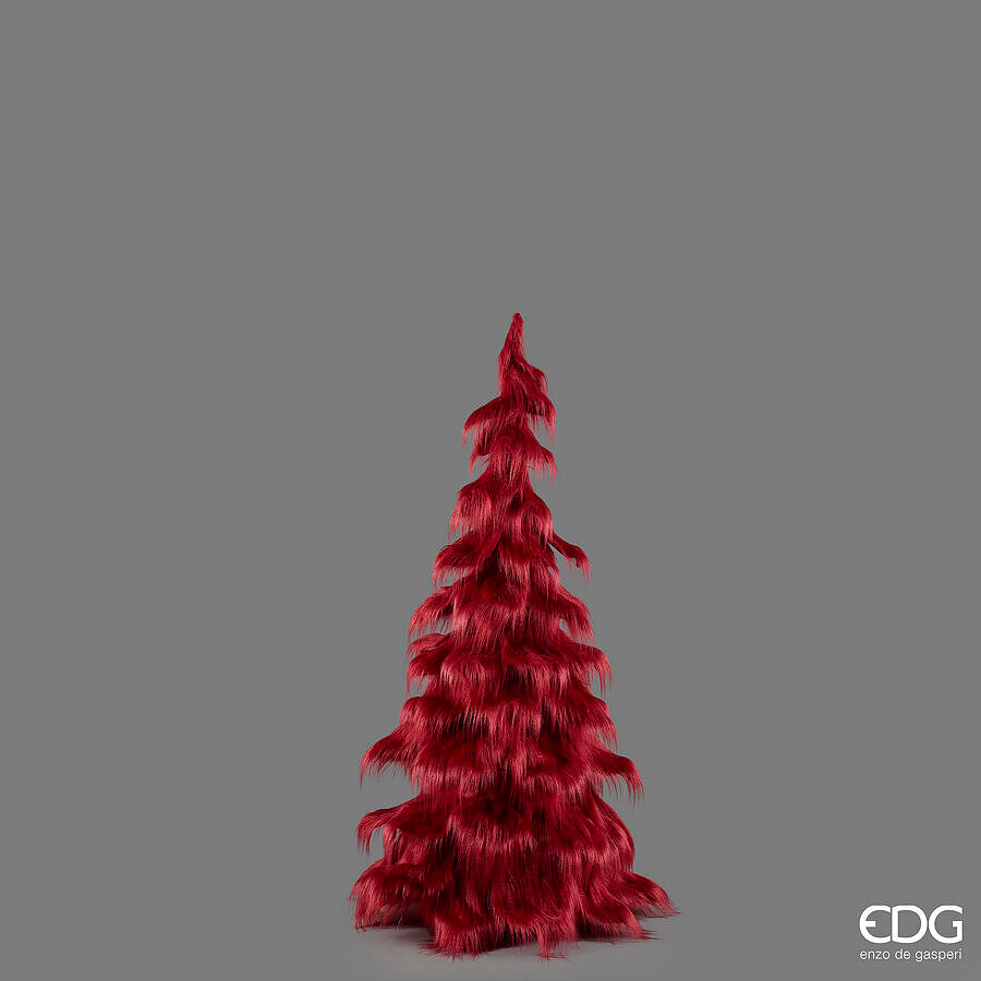 EDG Pino Furry Burgundy 150 cm - Decorative Christmas Tree