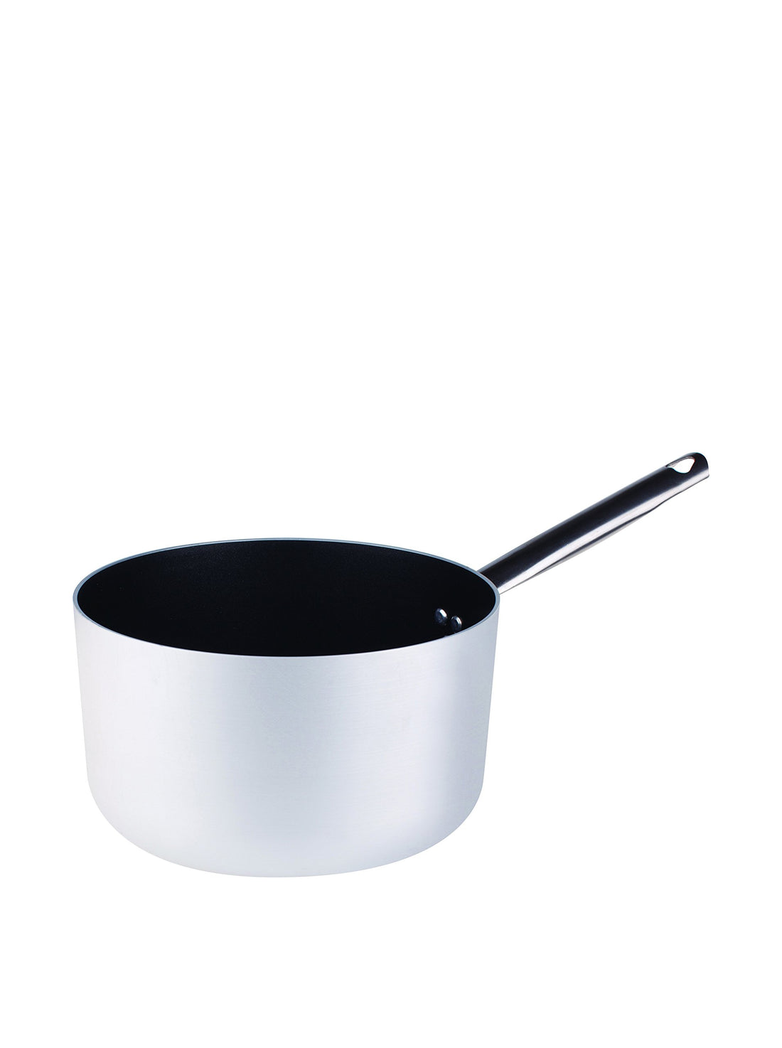 AGNELLI High Casserole with 1 Handle, Non-stick Aluminium, 16 cm Diameter