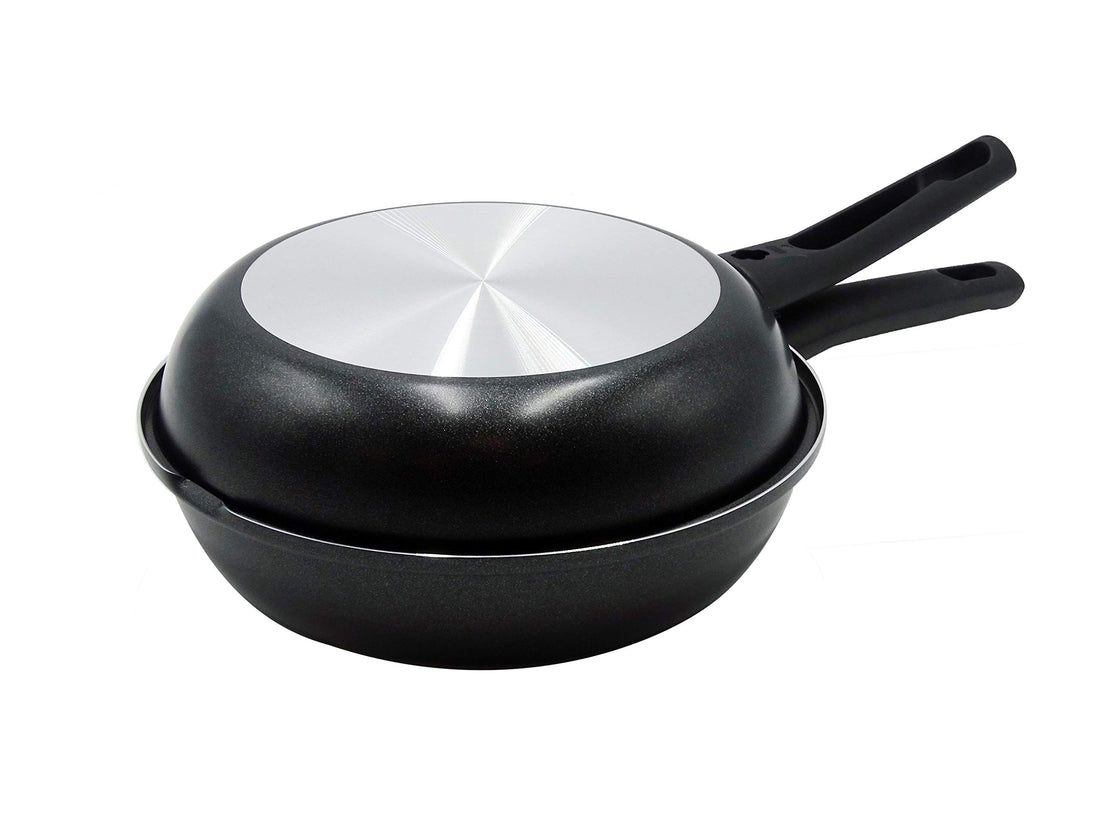 AGNELLI Double Non-Stick Aluminium Oven with Bakelite Handles D 28 cm
