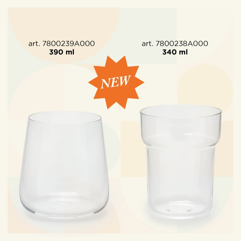 edg enzo de gasperi edg enzo de gasperi bicchiere bombato h 9 cm d 9 cm 400 ml cf 6 pz ean 8059824515230