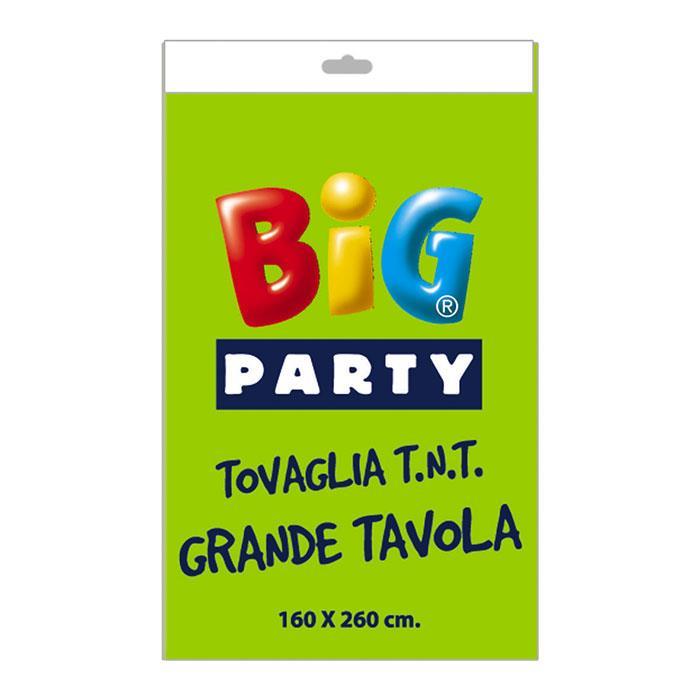 big party big party tovaglia tnt 160 x 260 cm verde acido