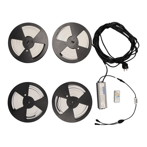 Arcolaio 8x8 mm Silicone LED Lights for 4x4 m Bioclimatic Pergola Dimmer