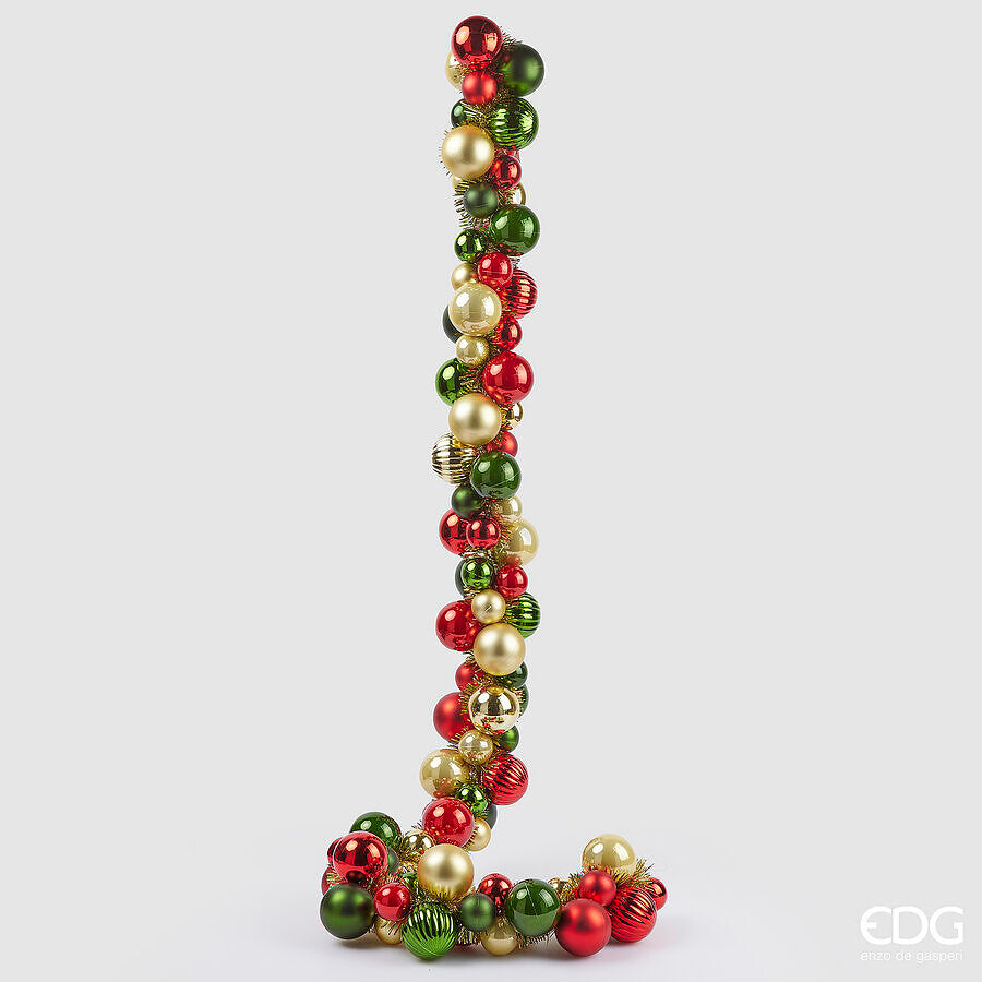 EDG Enzo De Gasperi Festoon Christmas BallsMix 100 Pcs L 150 Cm Multicolor
