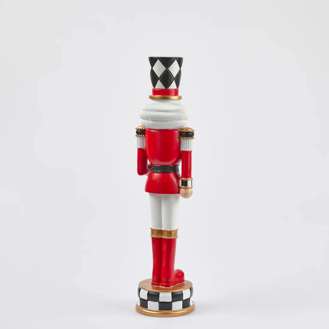 EDG Enzo De Gasperi Christmas Decoration Soldier Chess H 61 Cm White Red