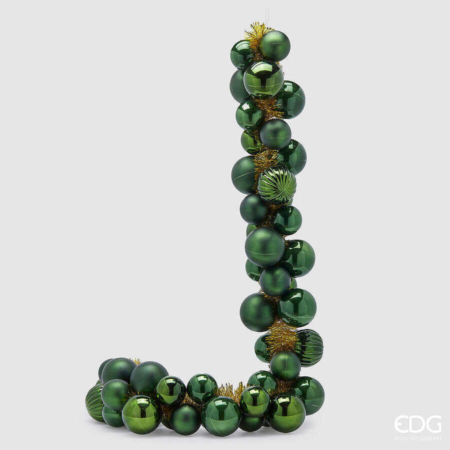 EDG Enzo De Gasperi Festoon Christmas PalleMix X 50 L 170 Cm D 8 Cm D 10 Cm Green