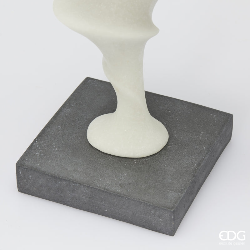 edg enzo de gasperi edg enzo de gasperi scultura fluid design con base h 50 cm l 155 cm l 155 cm ivory ean 8059824482778