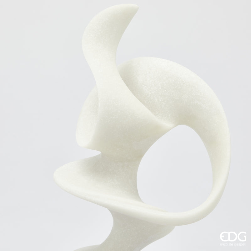 edg enzo de gasperi edg enzo de gasperi scultura fluid design con base h 50 cm l 155 cm l 155 cm ivory ean 8059824482778