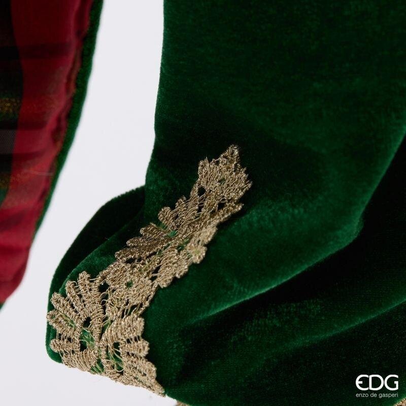 EDG Enzo De Gasperi Decoro Soldatino Green Red H96 cm – Decorazione di Natale