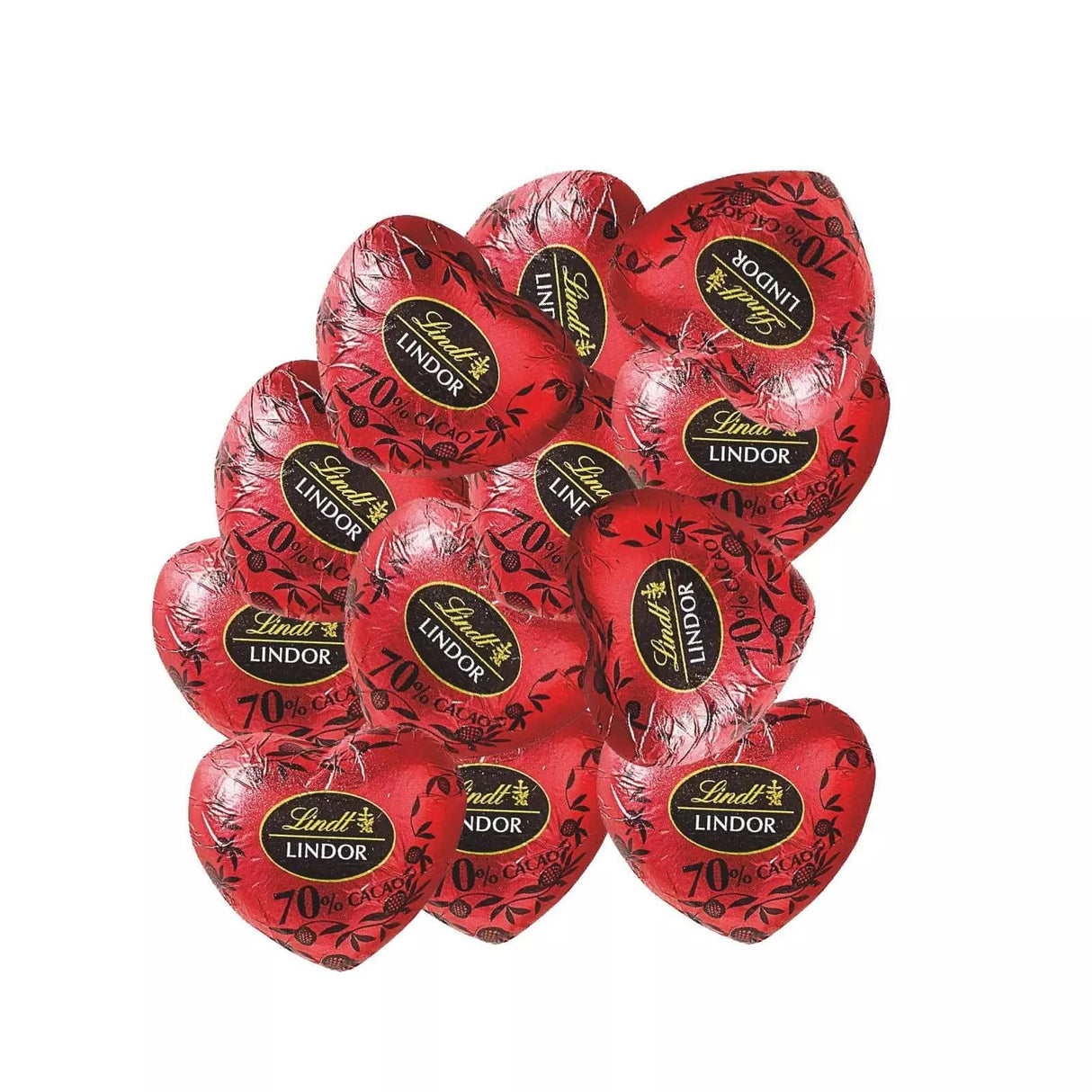 Lindt Lindor Hearts Dark Chocolate 70% 500 Gr