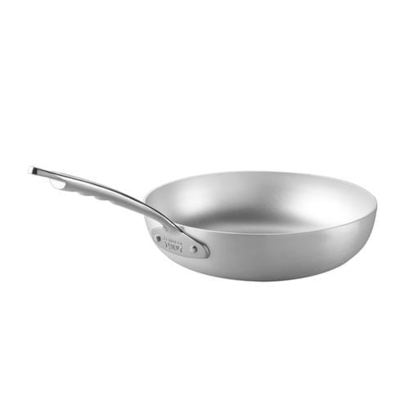 AGNELLI High Flared Aluminium Pan with 1 Stainless Steel Handle D 32 Cm