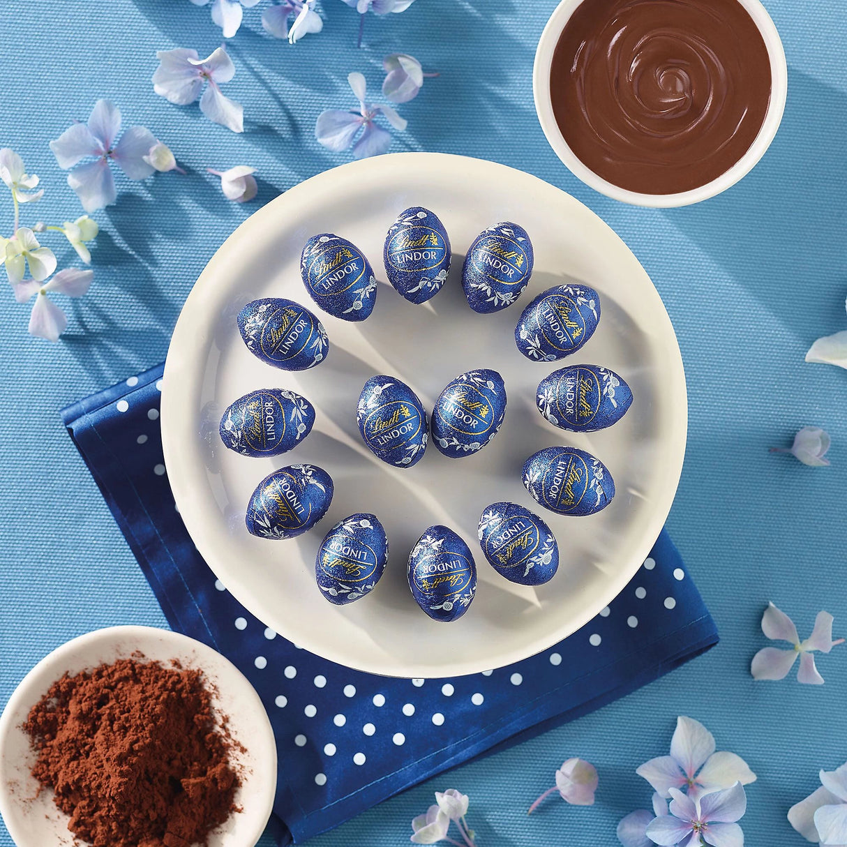 Lindt Lindor Dark Chocolate Eggs 45% 500 Gr