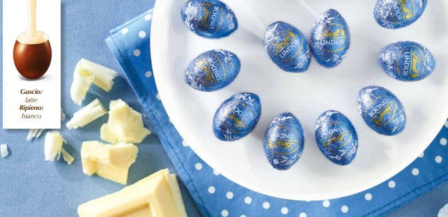 Lindt Lindor White Heart Eggs 500 Gr