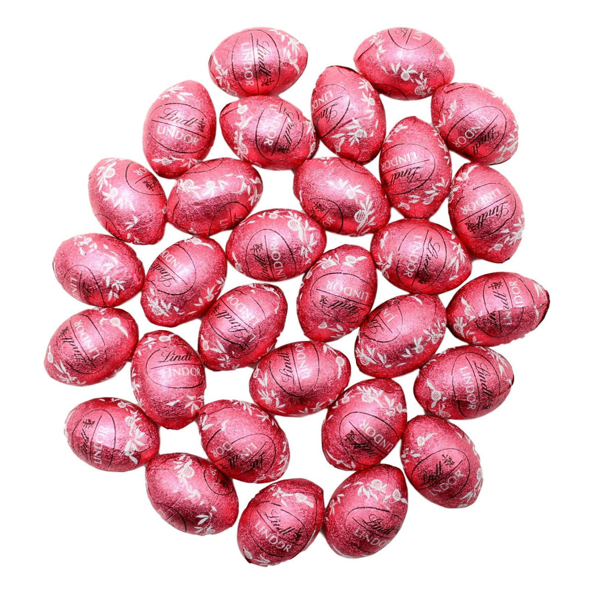 Lindt Lindor Chocolate Raspberry and Cream Eggs 500 Gr