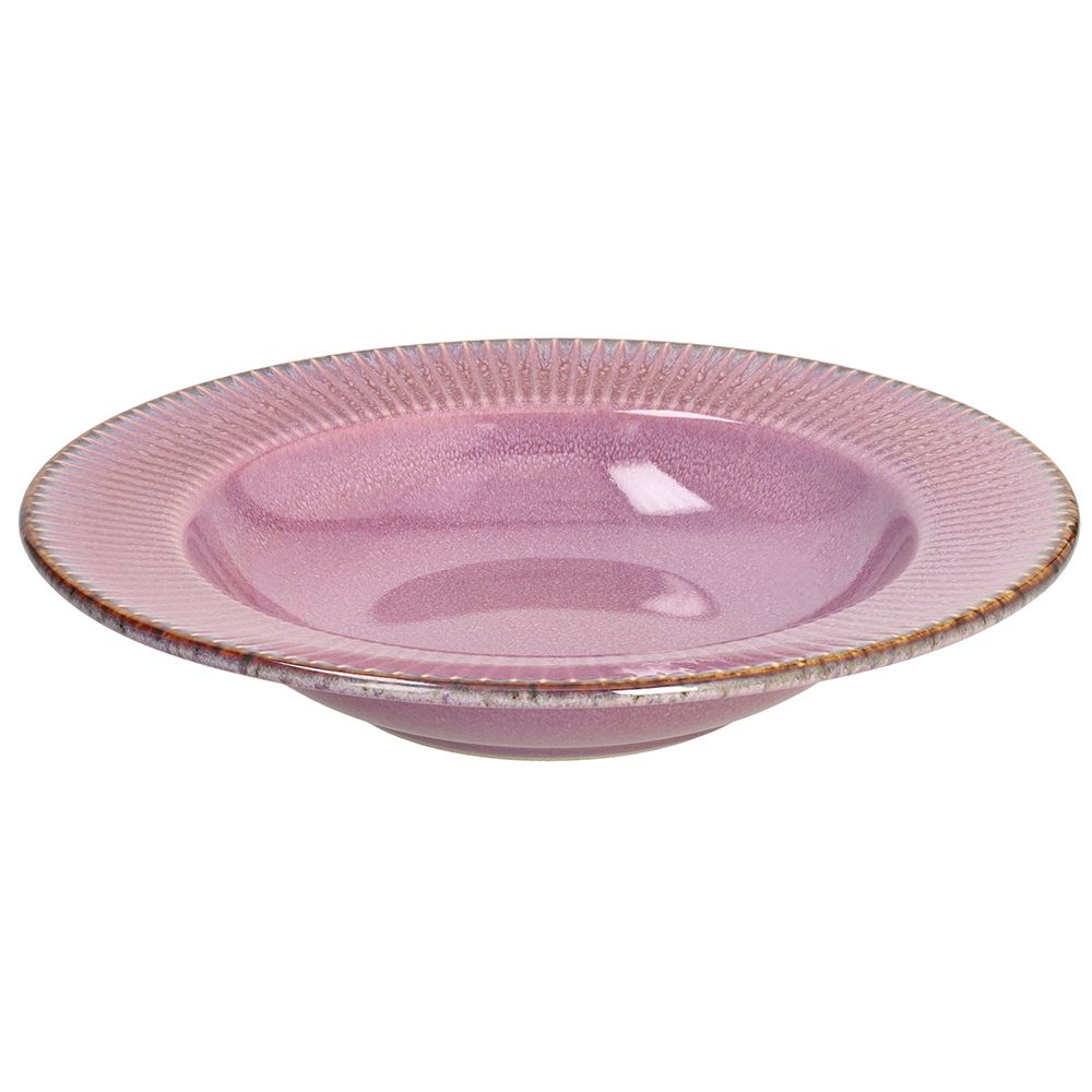 Tognana Althea Lilac Piatto Fondo in Stoneware Ø23xH4,5 cm – Piatto Elegante in Gres per la Tavola