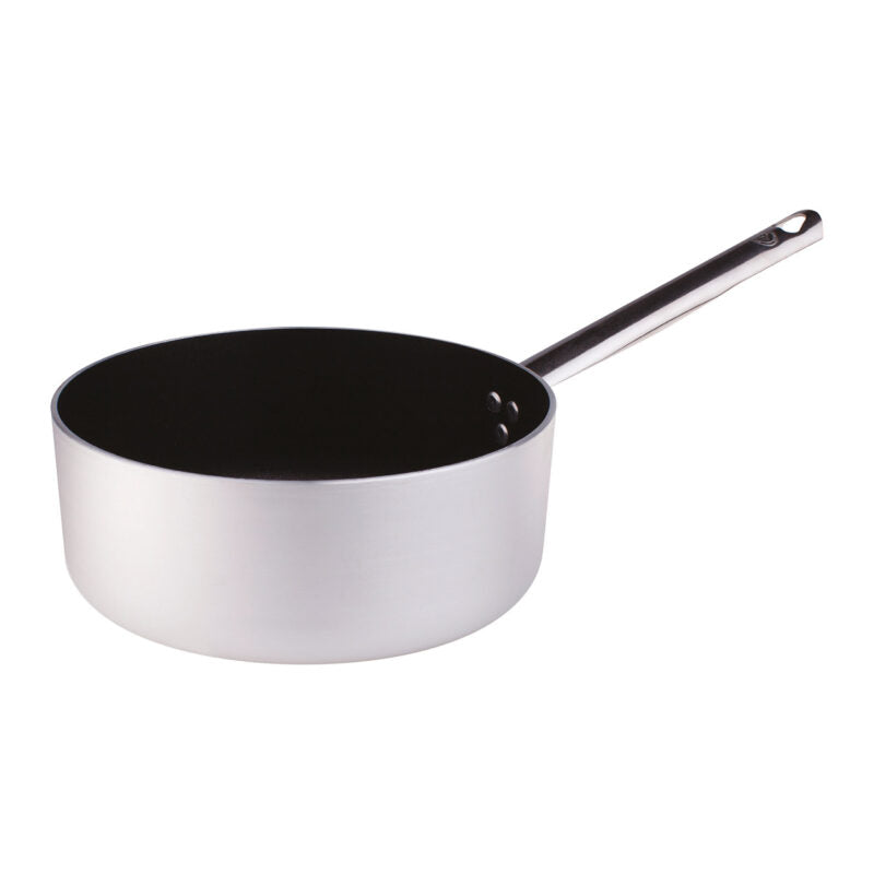 AGNELLI Low Casserole Non-stick Aluminium 1 Handle D 24cm
