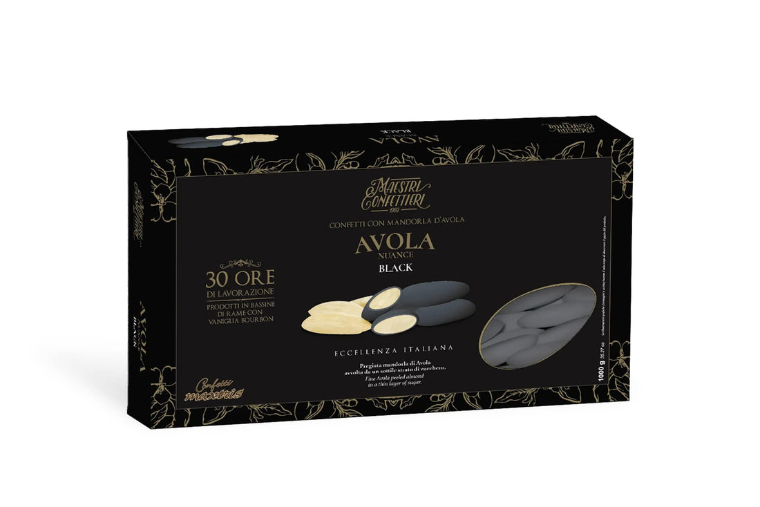 Maxtris Sugared Almonds Avola Nuance Black 1 Kg