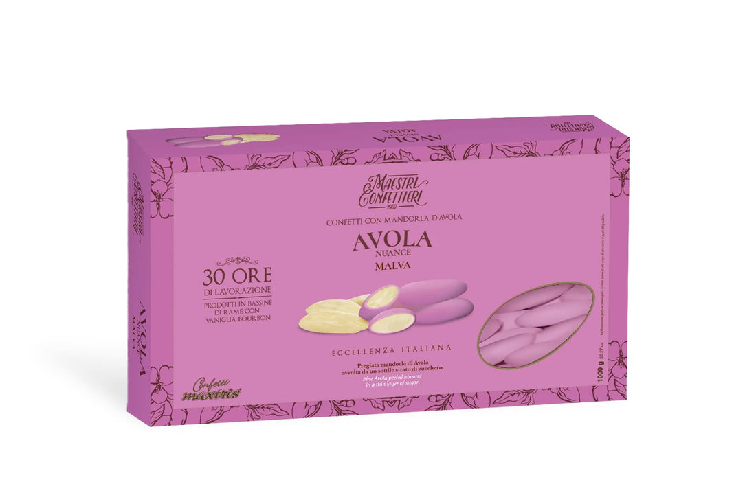 Maxtris Sugared Almonds Avola Nuance Mauve 1 Kg