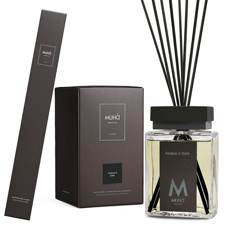 Muhà Luxe Perfume Reed Diffuser Water and Salt 500 Ml