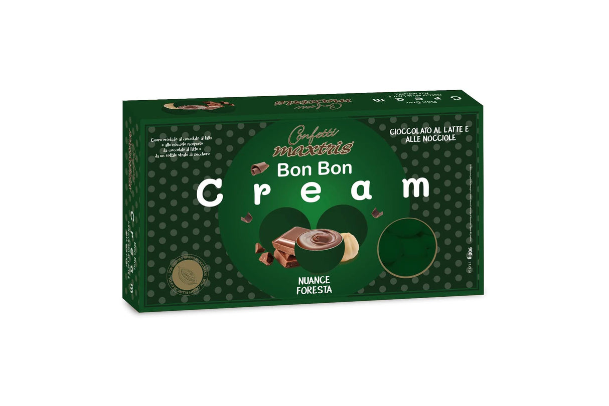 maxtris maxtris confetti bon bon cream gianduia nuance foresta 900 gr ean 8022470875485