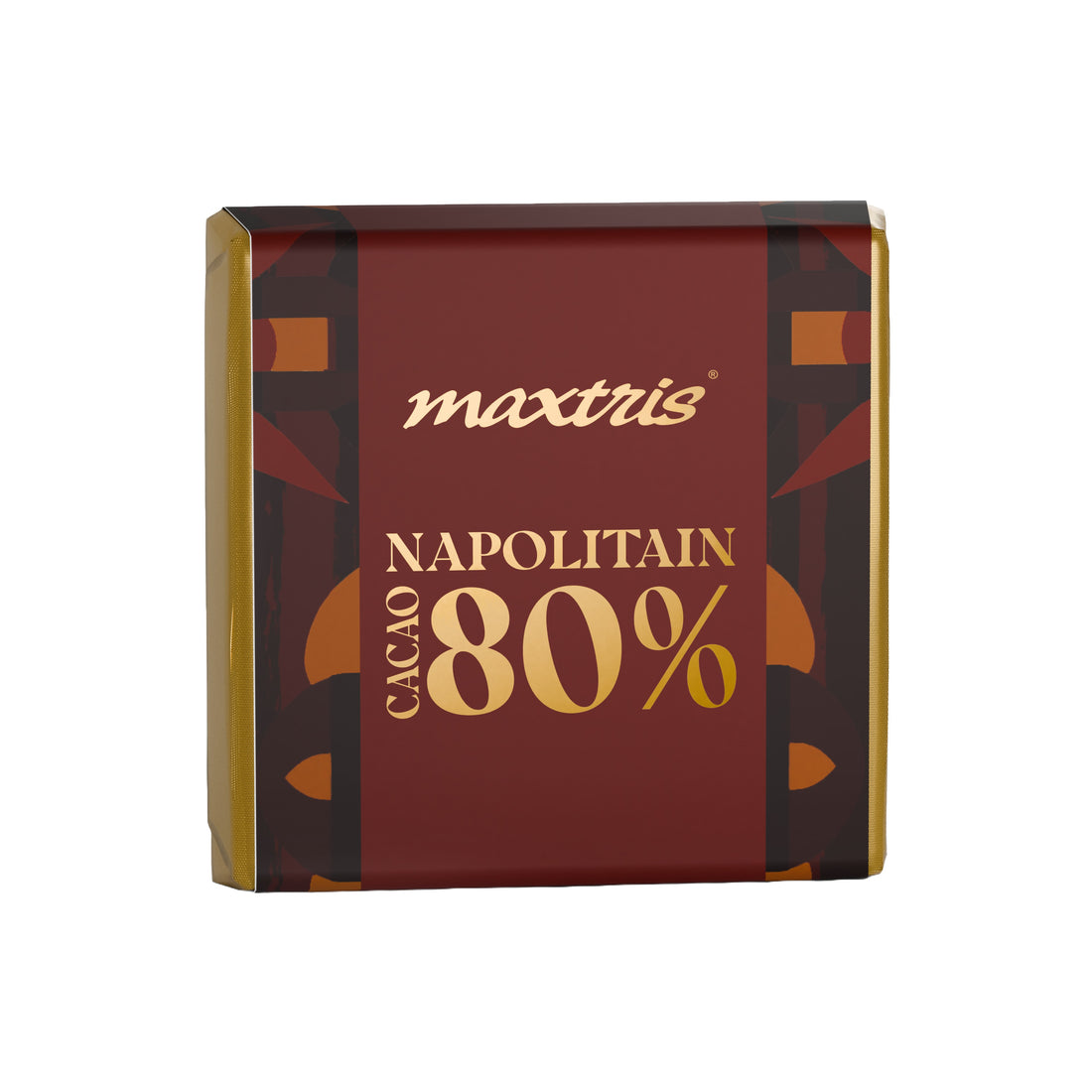 Maxtris Busta Napolitain Mini Tavolette di Cioccolato Fondente 80% 1 kg – Cioccolatini Monoporzione per Feste, Eventi e Idee Regalo