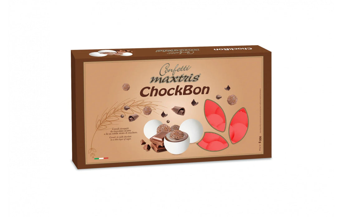 Maxtris Sugared Almonds Chock Bon Red 900 Gr