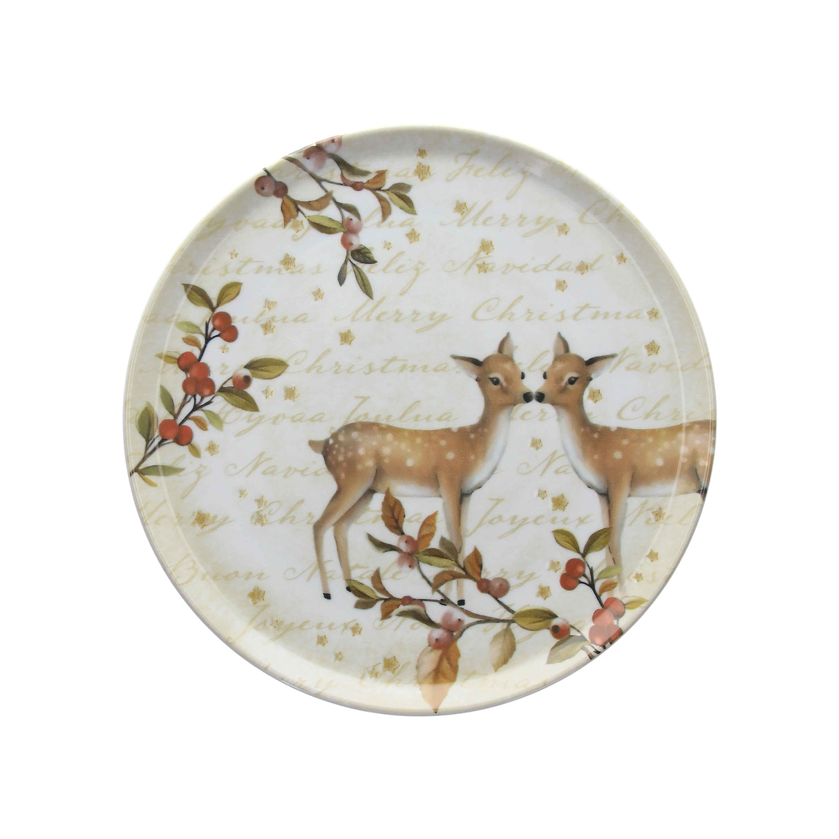 tognana tognana piatto panettone cinzia bamby natale 31 cm porcellana multicolor ean 8056444449778