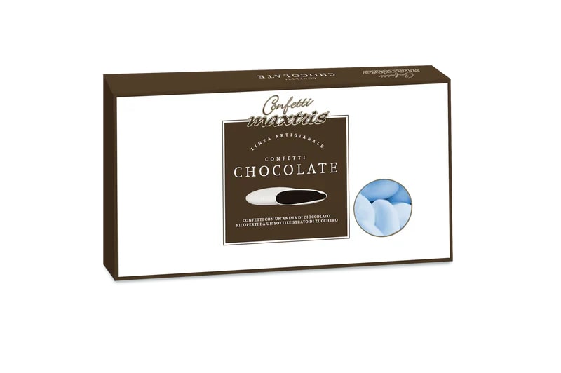 Maxtris Confetti Confetti Dark Chocolate Classic Blue 1 Kg
