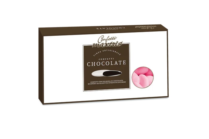 Maxtris Sugared Almonds Dark Chocolate Classic Pink 1 Kg