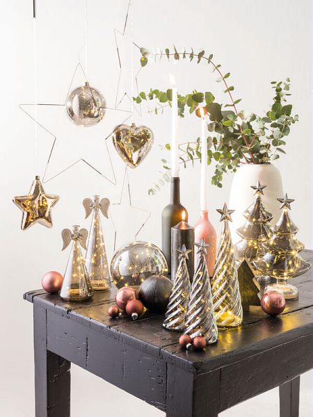 tognana tognana sospensione cuore natale con led 18 cm christmas smoke