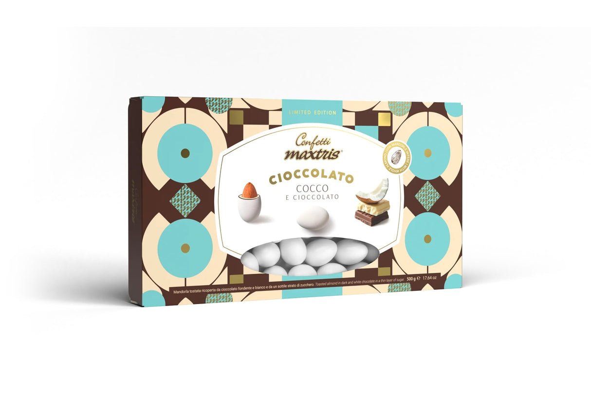 maxtris maxtris confetti ciocomandorla cocco e nut 500 gr limited edition ean 8022470876468