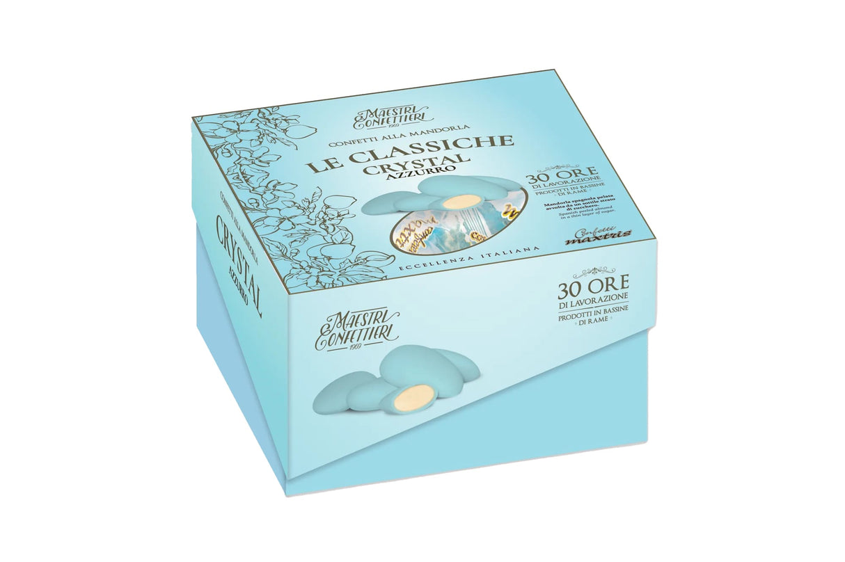 Maxtris Confetti Crystal Almonds Blue 500 Gr