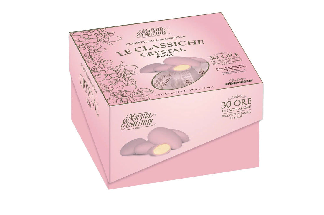 Maxtris Sugared Almonds Crystal Pink Almond 500 Gr