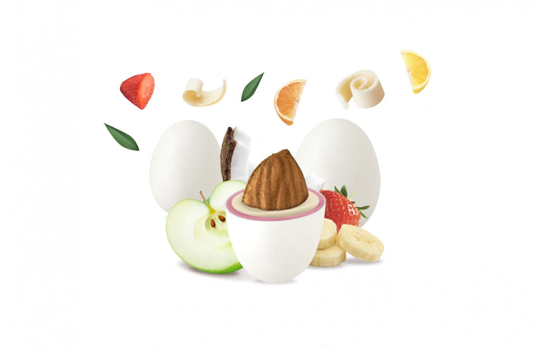 Maxtris Sugared Almonds Sweet Event Fruit Mix White 500 Gr