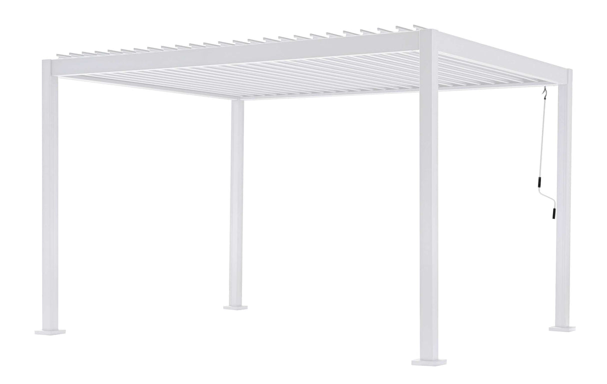The Arcolaio Pergola Vulcano 3 x 4 Mt White