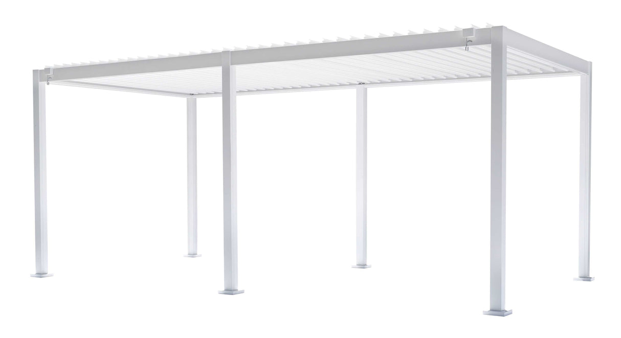 The Arollaio Pergola Vulcano 3 x 6 Cm White