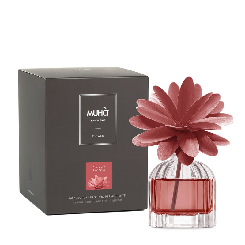 Muhà Flower Diffuser 60ml Orange and Cinnamon