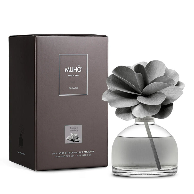 Muhà Flower Perfume Diffuser Camellia 200ml Tonka and Sandalwood