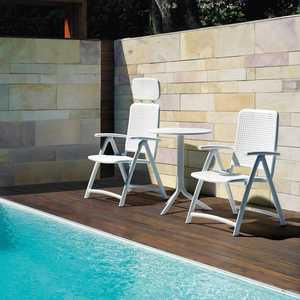 Nardi Armchair Aquamarine Anthracite