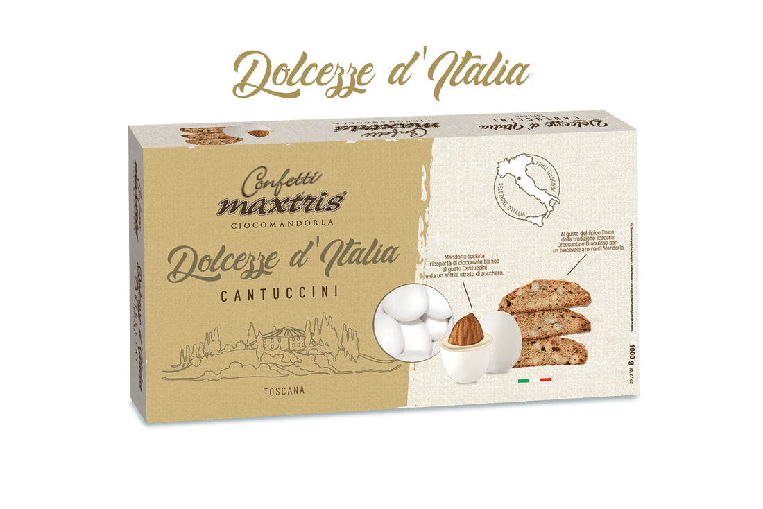 Maxtris Sugared Almonds Sweets of Italy Cantuccini 1 Kg