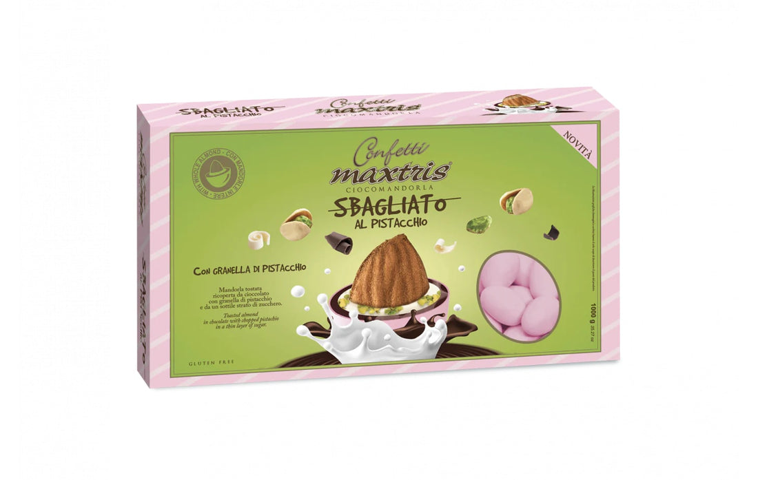 Maxtris Sugared Almonds Sbagliato Pink Pistachio 1 Kg