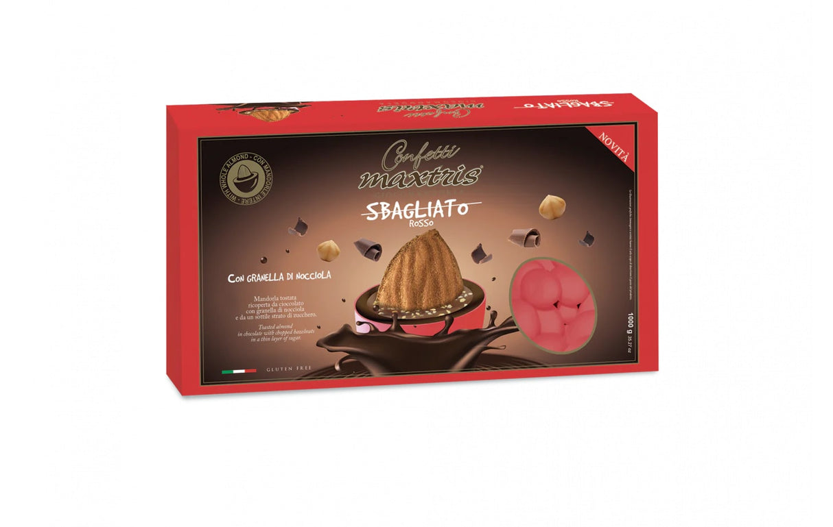 Maxtris Confetti Red Wrong Hazelnut Grains 1 Kg