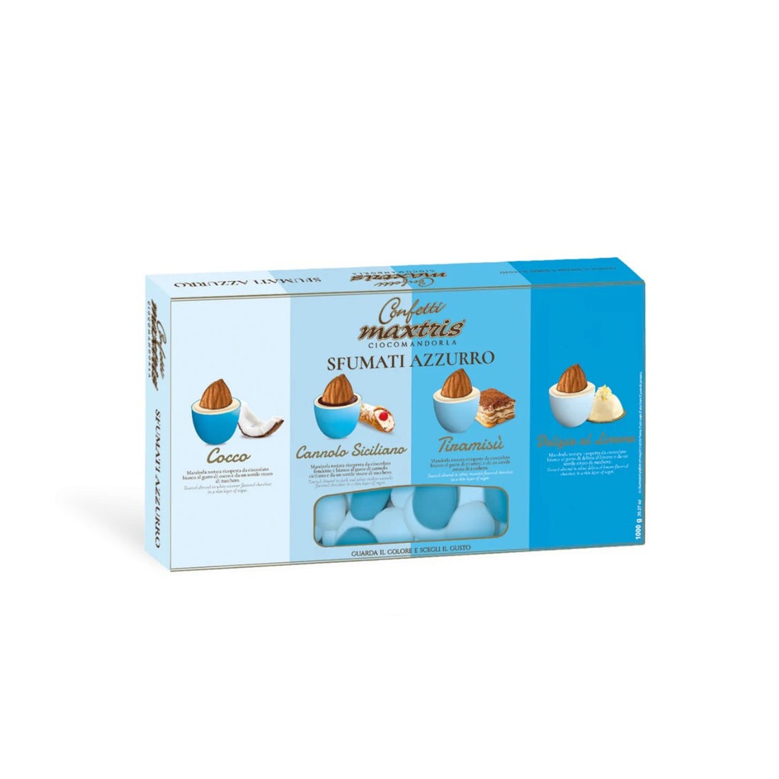 Maxtris Sugared Almonds Ciocomandorla Shaded Blue 1 Kg