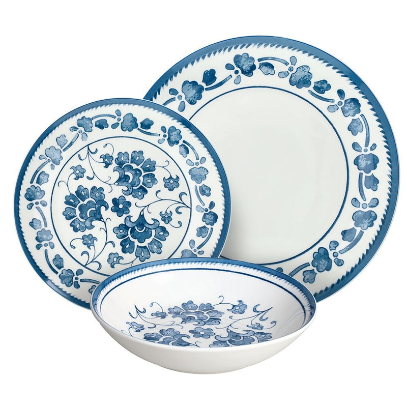 Tognana Madison Sintra Servizio Piatti 18 Pezzi in Porcellana Multicolor – Set Tavola Completo per 6 Persone