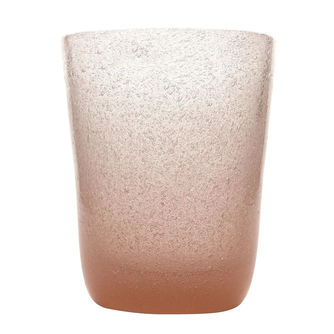 Zani Serafino Water Glass Memento Tumbler Peach Glass Paste