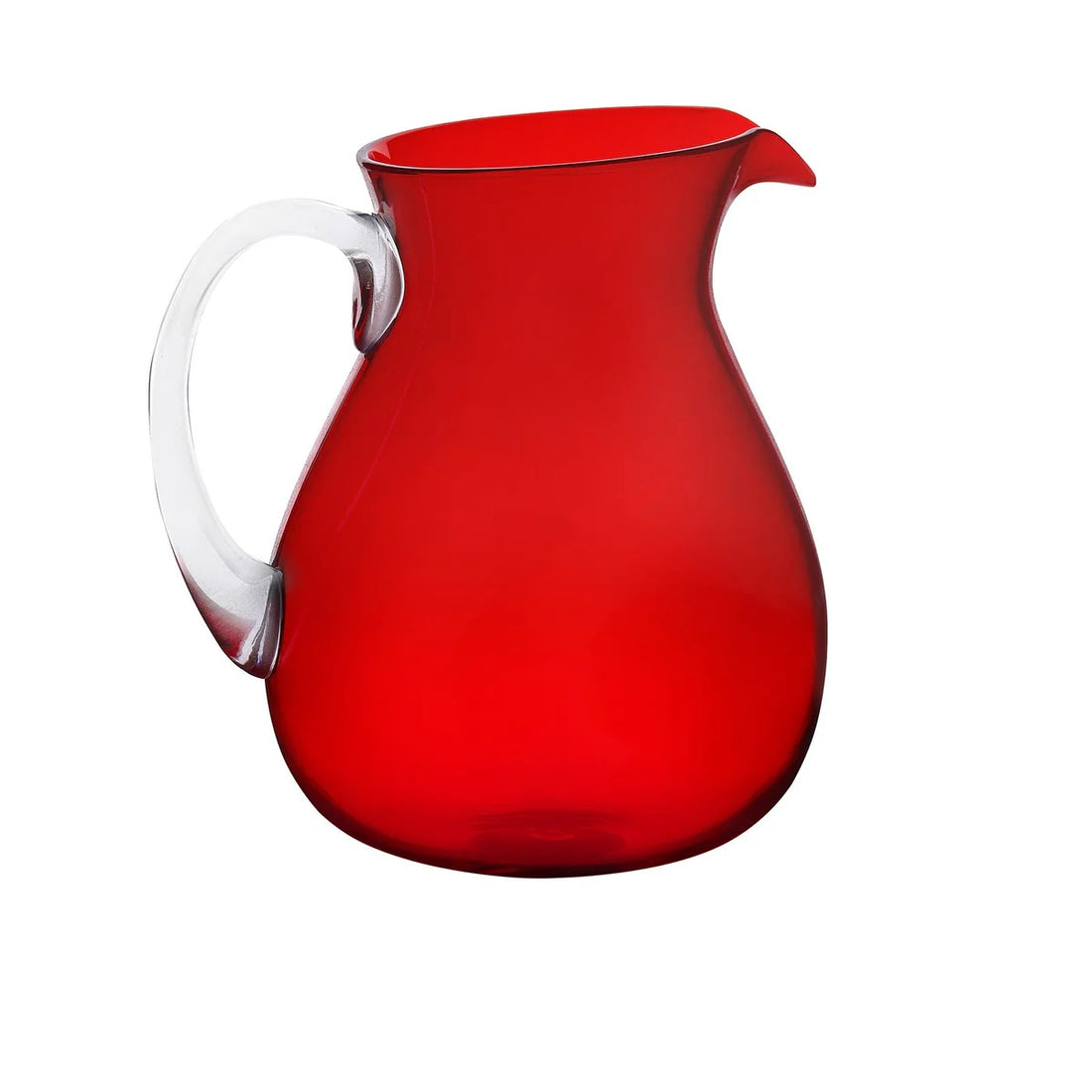 Zani Serafino Caraffa Synth Pitcher Jug in Red Methacrylate