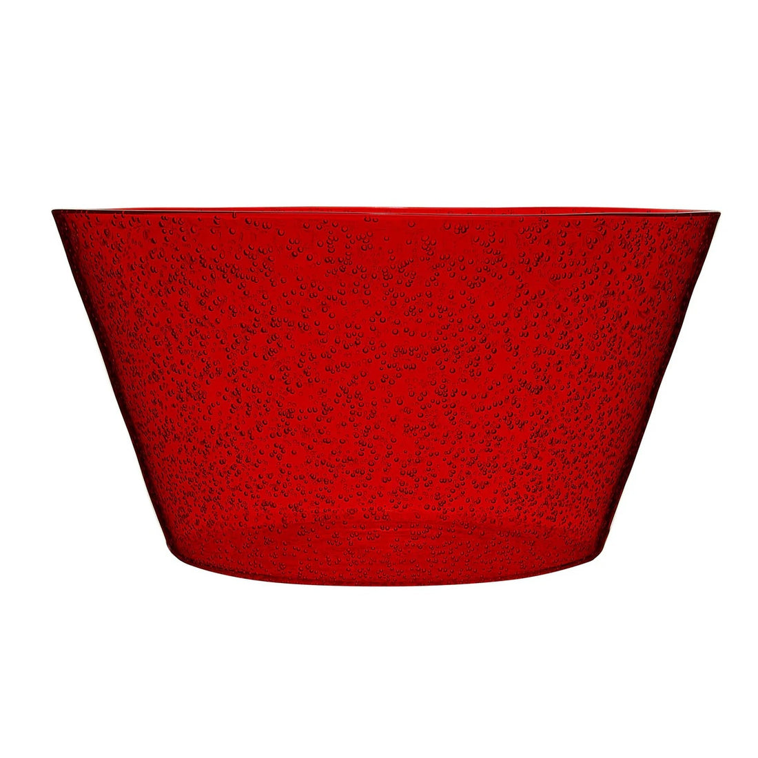 Zani Serafino Memento Synth Bowl Red Methacrylate Centerpiece