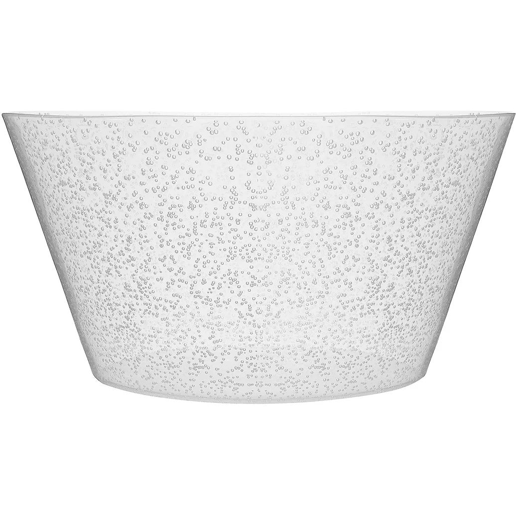 Zani Serafino Memento SYNTH Clear White Acrylic Salad Bowl