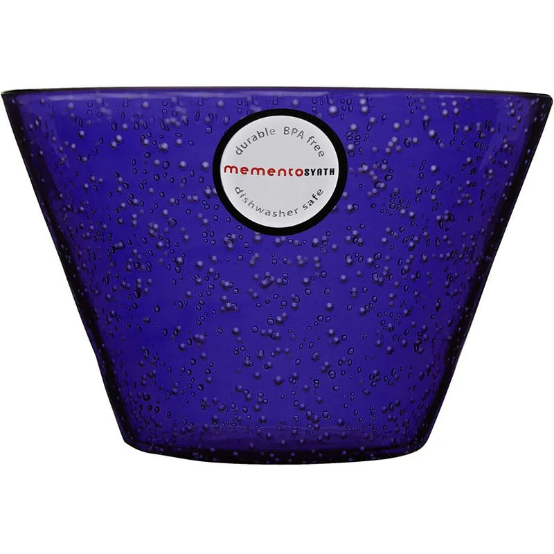 Zani Serafino Small Bowl Memento Synth in Methacrylate D 11.50 cm Color Deep Blue